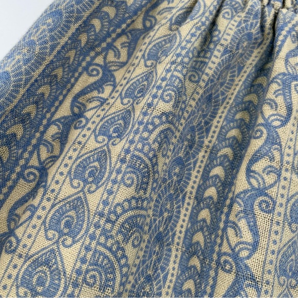 Lakhays Los Angeles Elephant Three Tiered Long Skirt Size S|M - Picture 4 of 10